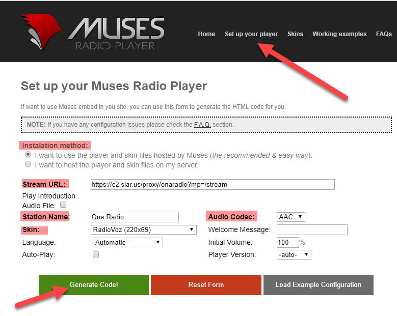 Stream url. Что такое URL стрима. Muse Radio Steam. Ott Player код.